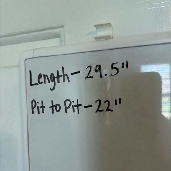 Lands End Womens Thermal Shirt Green White Stripe 3/4 Sleeve Pullover Top Large - Picture 9 of 9